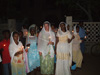 Emily and Amanda celebrating Easter in Massawa, Eritrea